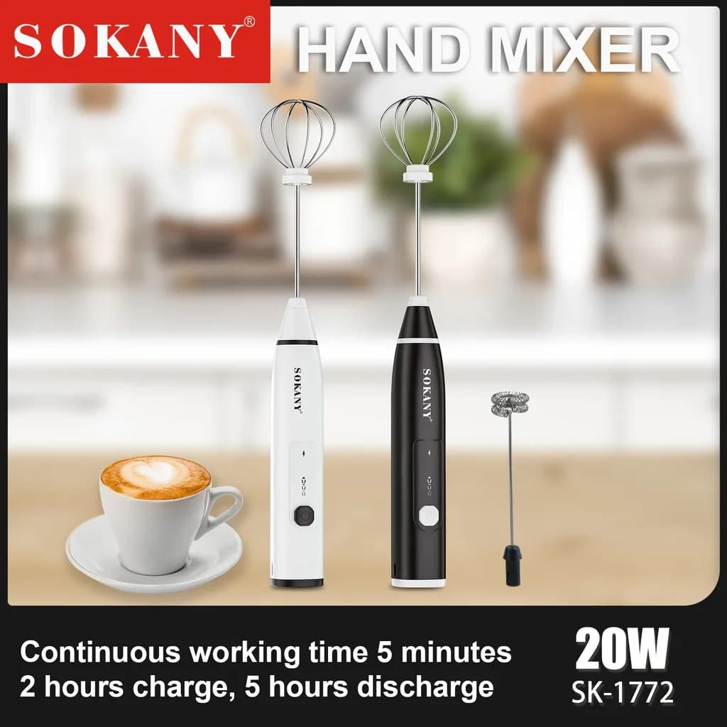 SOKANY Hand Mixer - SK-1772 (White) 3