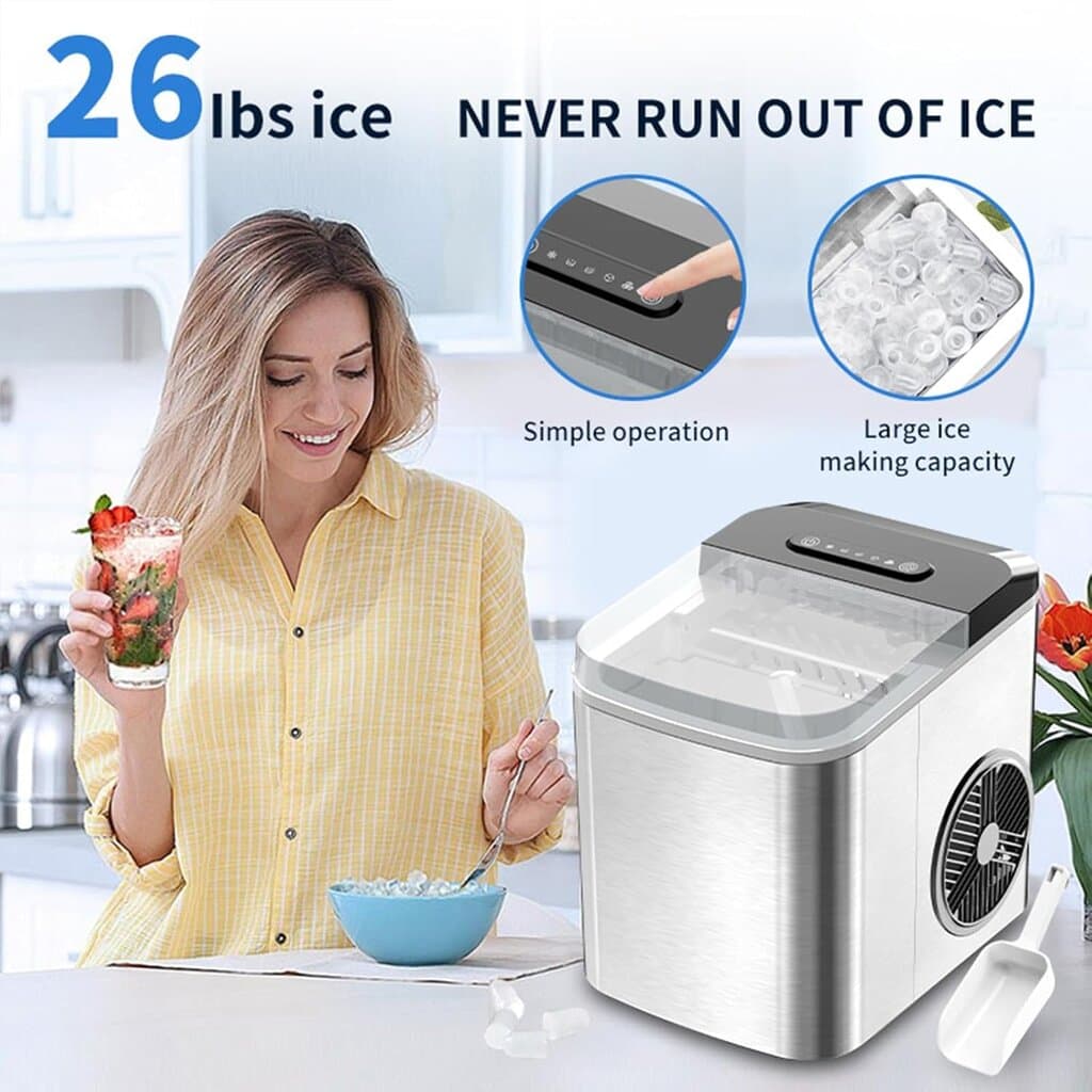 SOKANY Ice Maker - SK-03047 (White) 3