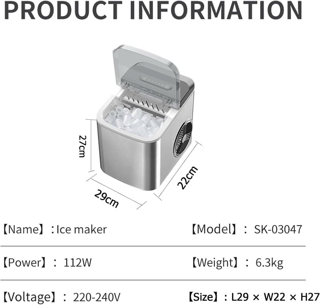 SOKANY Ice Maker - SK-03047 (White) 7