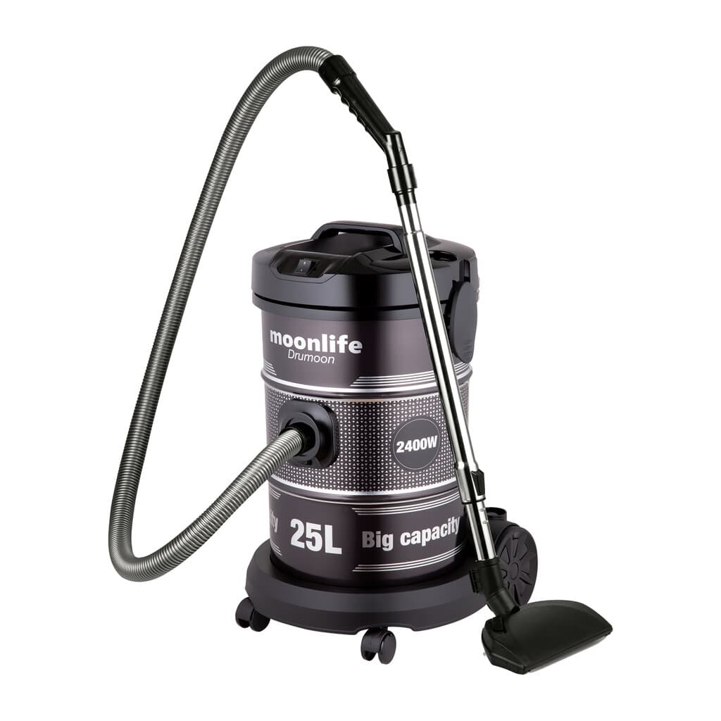 Moonlife Dramoon 25L Drum Vacuum Cleaner - MF107B (Black)