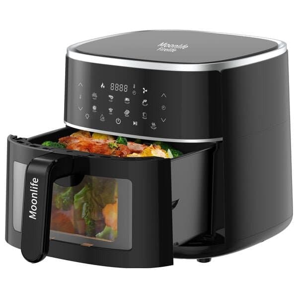 Moonlife Firelife Air Fryer (8.5L & LED) - MF411B (Black)