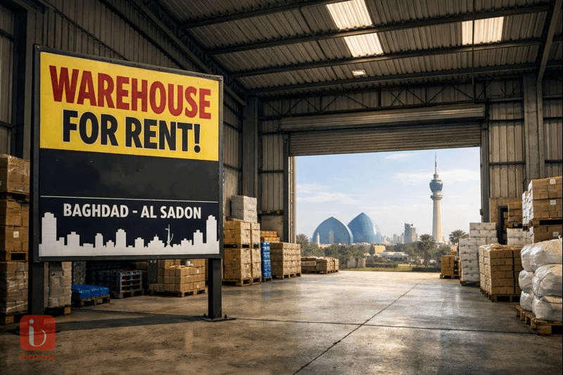 Warehouse for rent in baghdad al sadon