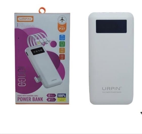 URPIN P37 10000mAh White Power Bank