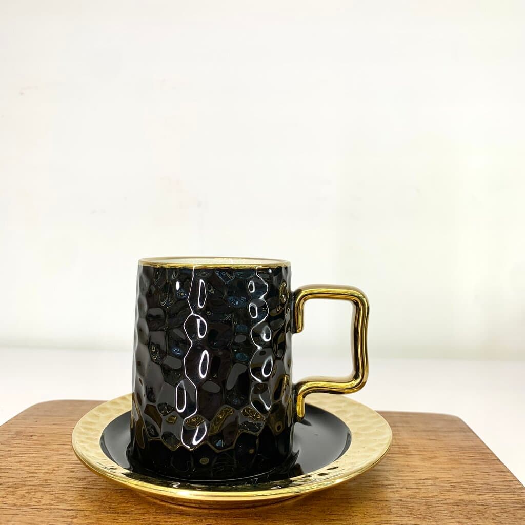 Coffee Cup Set - C-8006 - Black (M) 5