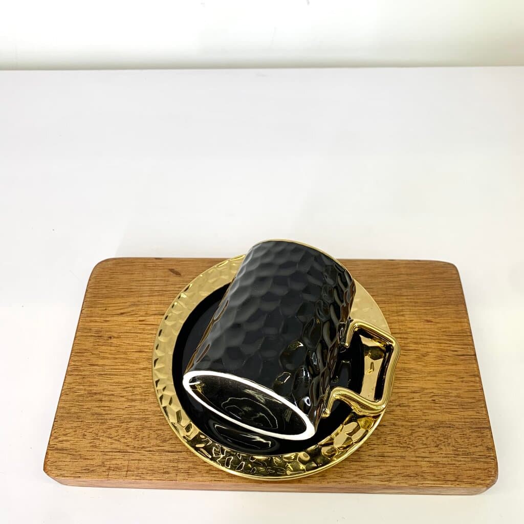 Coffee Cup Set - C-8006 - Black (M) 6