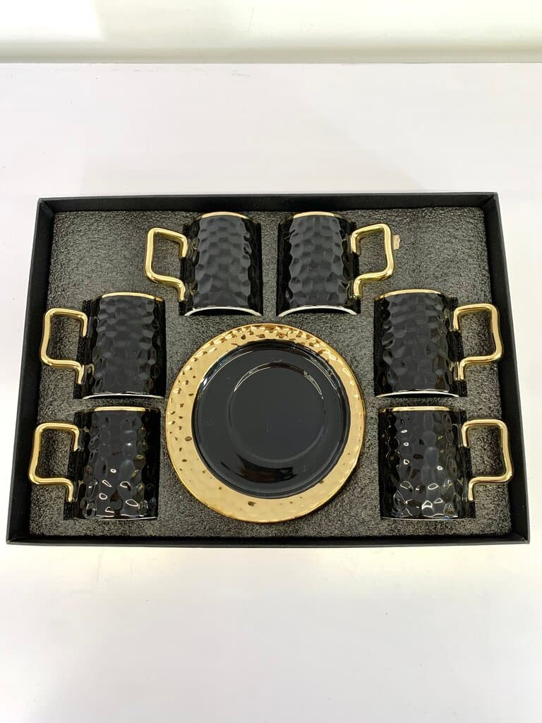 Coffee Cup Set - C-8008 - Black (S)