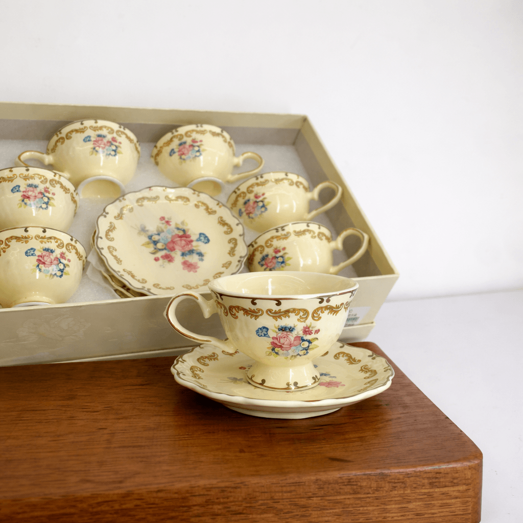 Ceramic Coffee Cup Set - Yellow 3