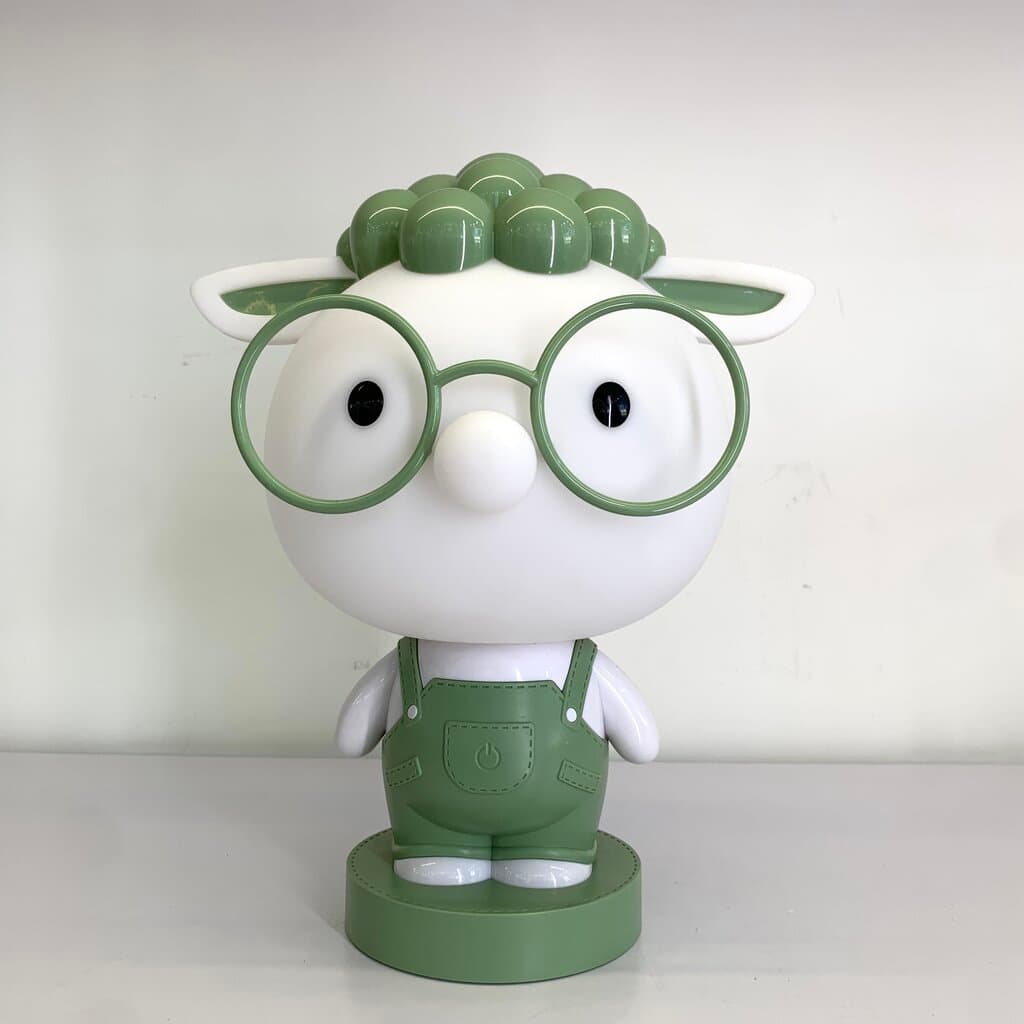 Lamb Night Lamp - Green 2