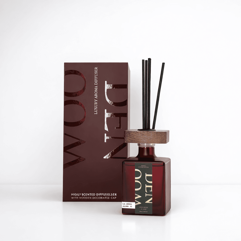 Reed Diffuser & Candle Set - CA-2003A (Dark Red)