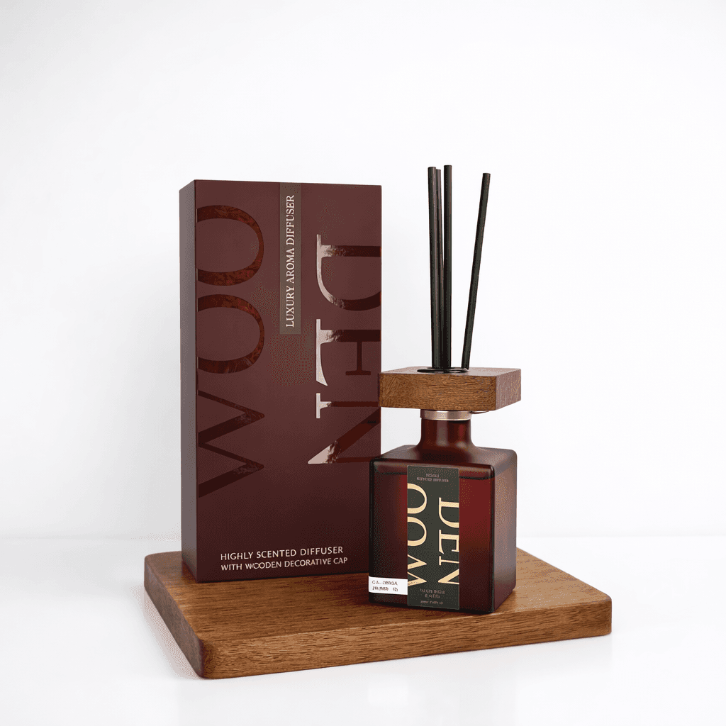 Reed Diffuser & Candle Set - CA-2003A (Dark Red) 2