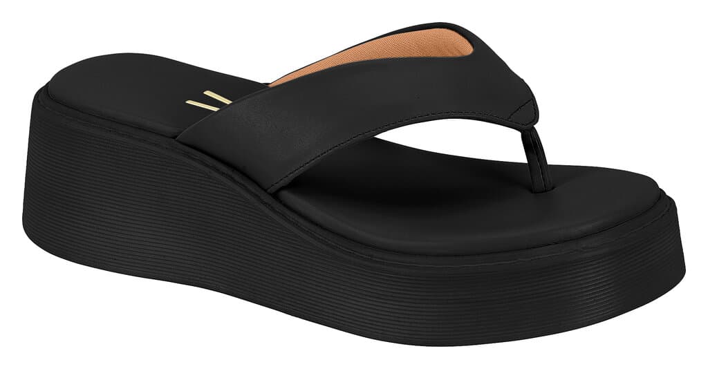 VIZZANO Women's Wedge Flip Flops Slippers (6525.100)