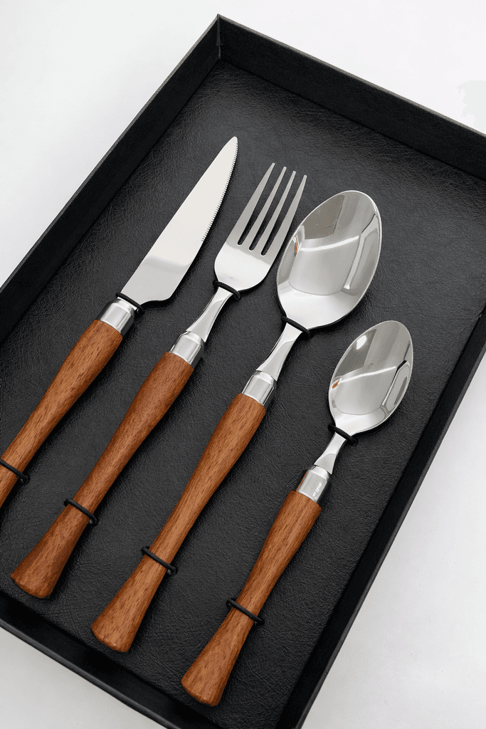 Stainless Steel Cutlery Set - Silver (4-Piece)