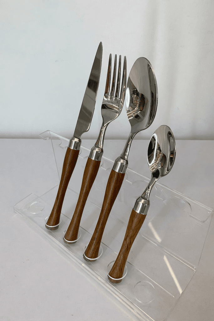 Stainless Steel Cutlery Set - Silver (4-Piece) 3