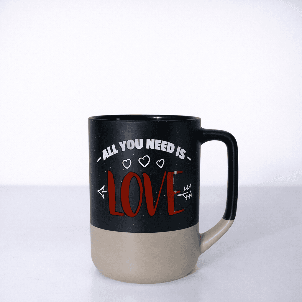 Modern Ceramic Cup - Black