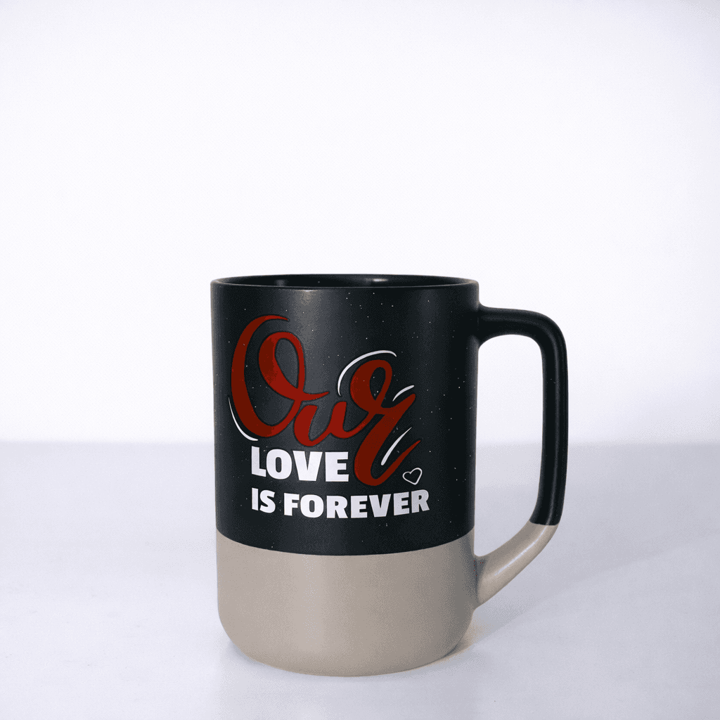 Modern Ceramic Cup - Black