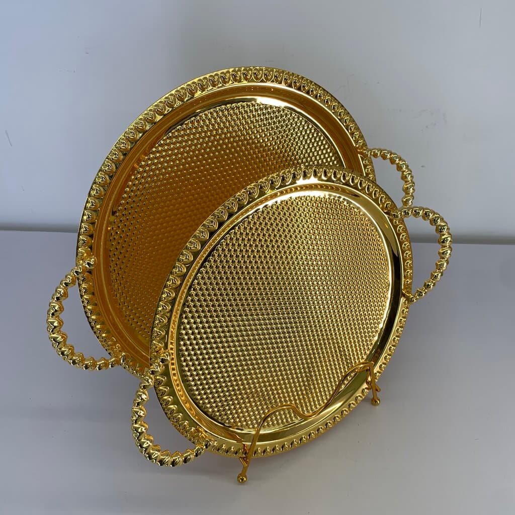 Serving Tray Set - Gold 3