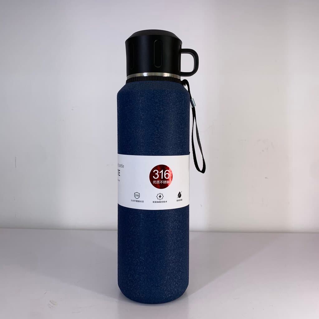 Stainless Steel Beverage Bottle - Navy Blue (1500ml)