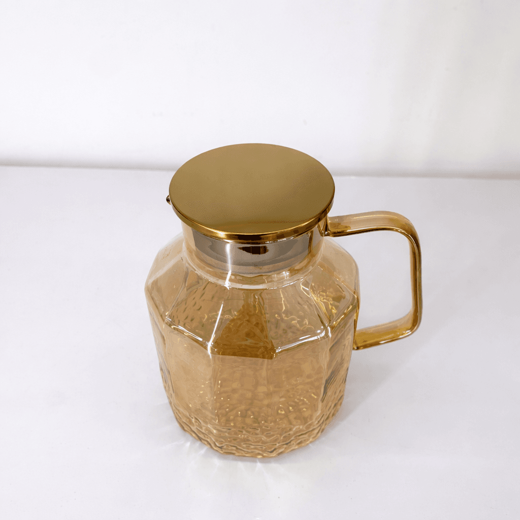 Glass Jug - Gold 2