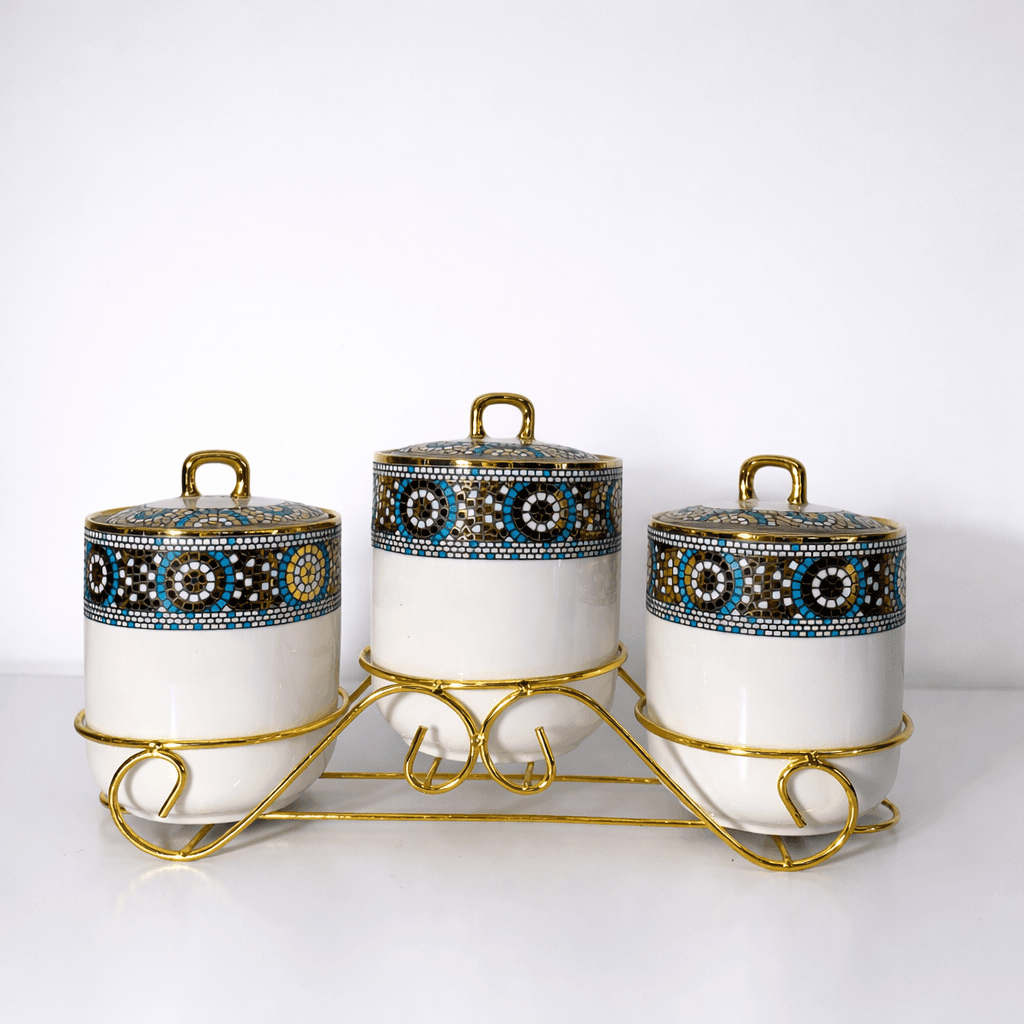 Condiment Jar Set - 3-Piece