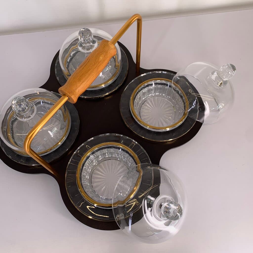 Glass Condiment Jar Set - 4 Piece 5