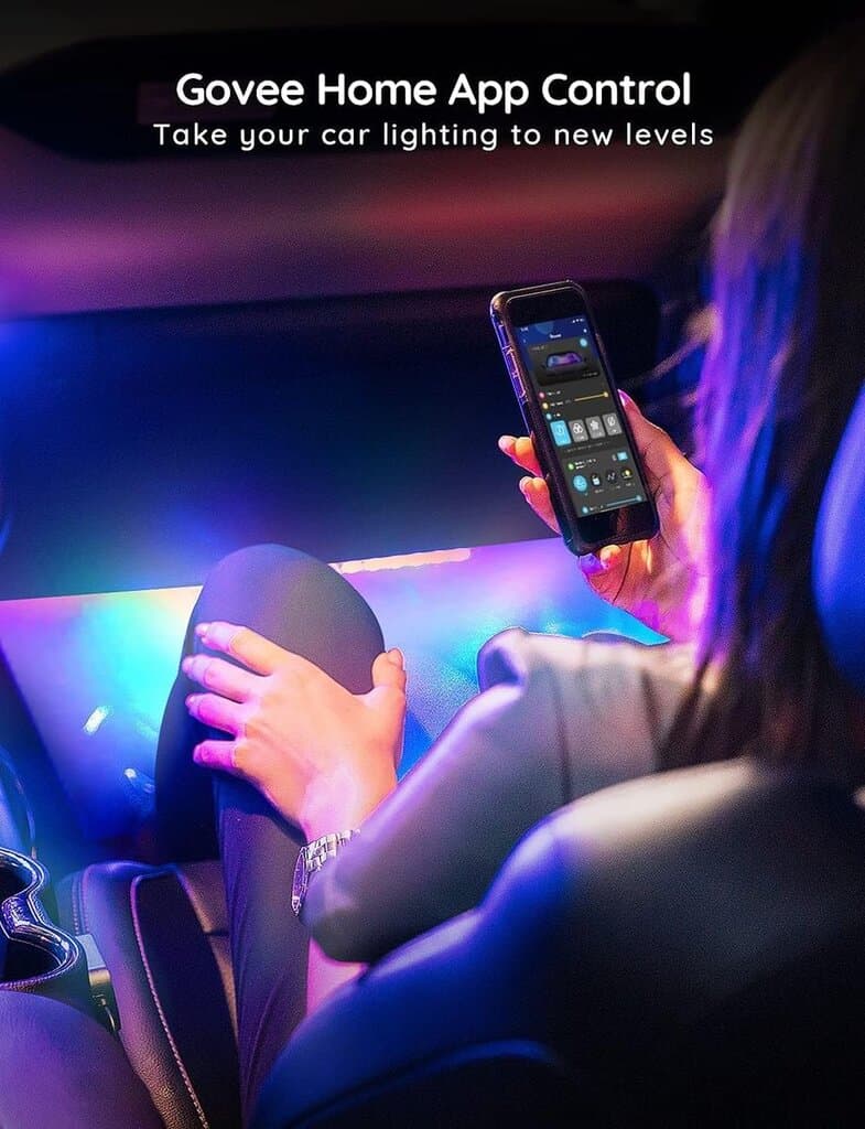 Govee H7090 RGBIC Car LED Strip Lights 3