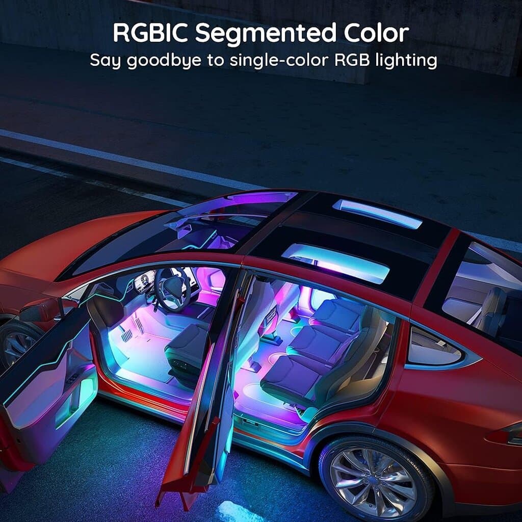 Govee H6114 RGB Car LED Strip Lights 2