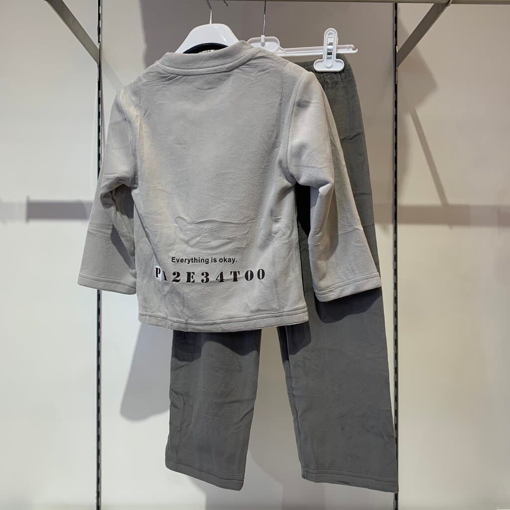 Beyram Boy's Cotton Homewear Set - Gray (120) 7