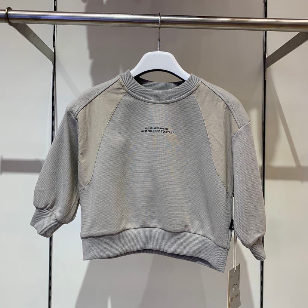 Beyram Boy's Cotton Sweatshirt - Light Gray (120)