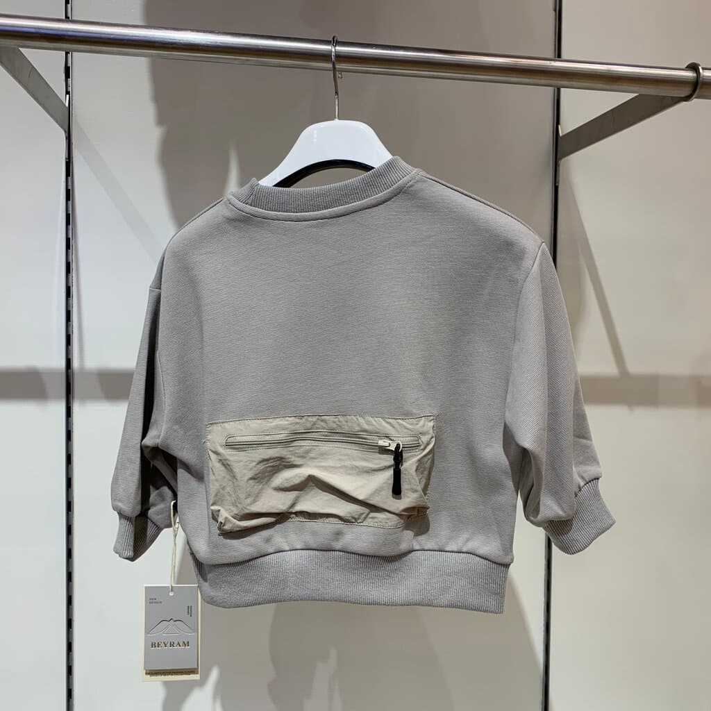 Beyram Boy's Cotton Sweatshirt - Light Gray (120) 5