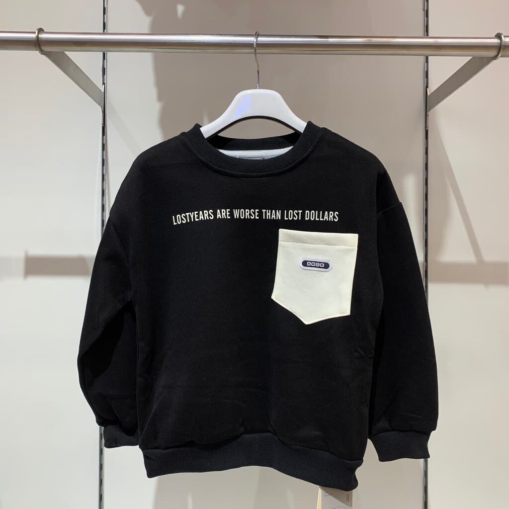 Beyram Boy's Cotton Sweatshirt - Black (130) 4