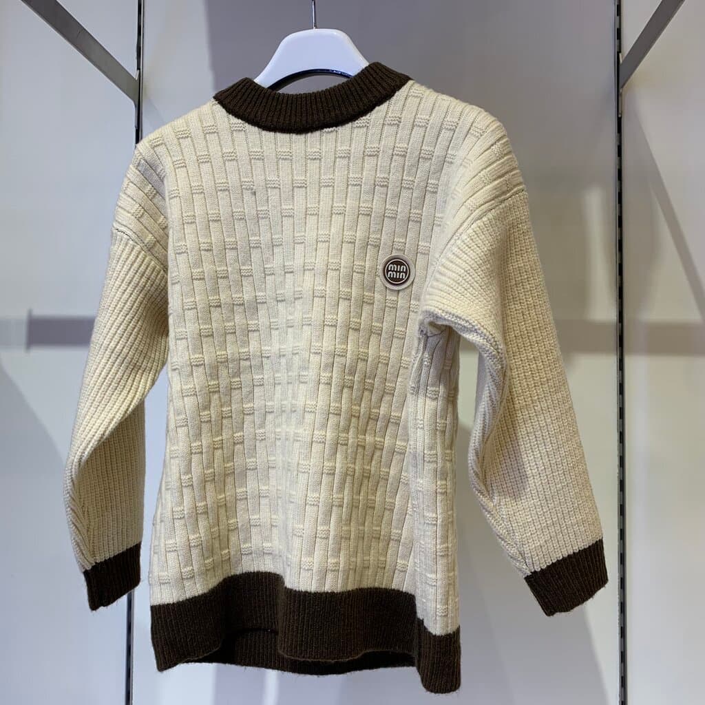 Miu Miu Boy's Wool Knitted Sweater - Off With (3 Years)