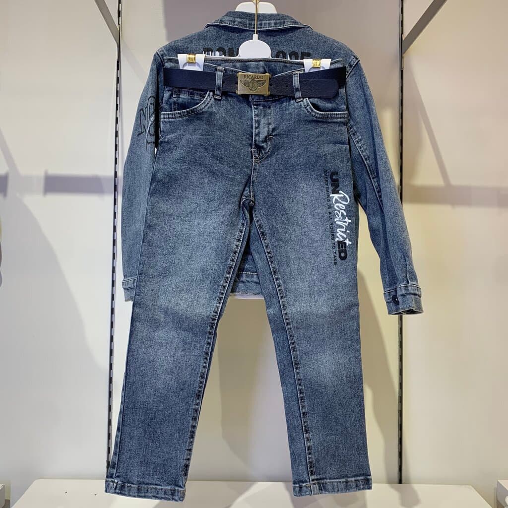Ricardo Boy's 3 - Piece Set - Denim (6 Years) 4