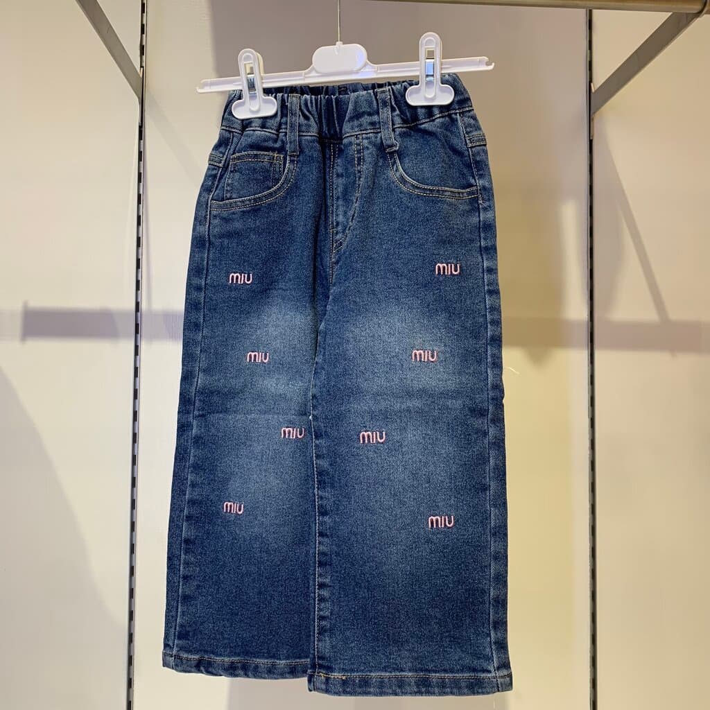 Miu Miu Girl's Pants - Denim (1 Year)