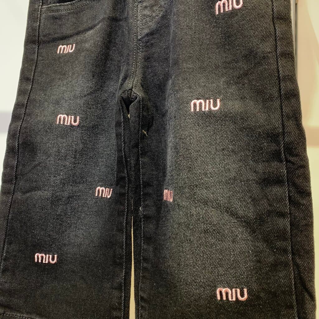 Miu Miu Girl's Pants - Black (1 Year) 3