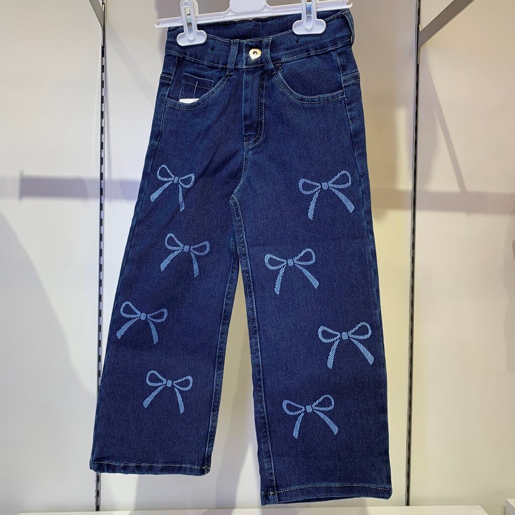 Zara Girl's Pants - Dark Denim (7 Years)