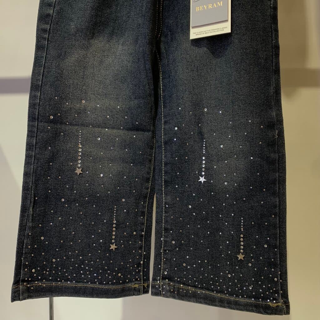 Beyram Girl's Pants - Dark Denim (1 Year) 4