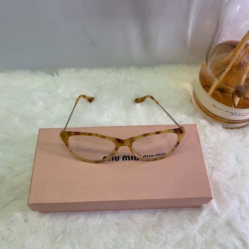 Miu Miu Medical Glasses - Light Brown