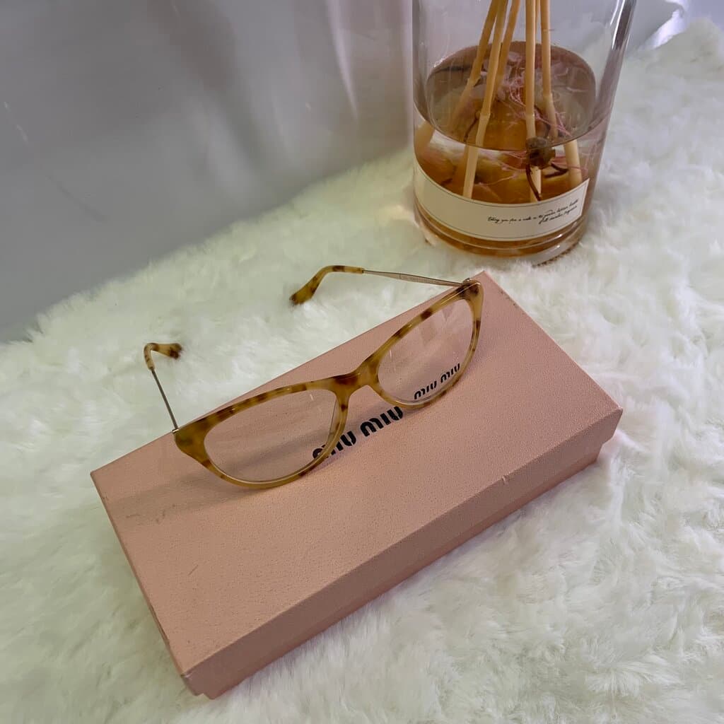 Miu Miu Medical Glasses - Light Brown 2