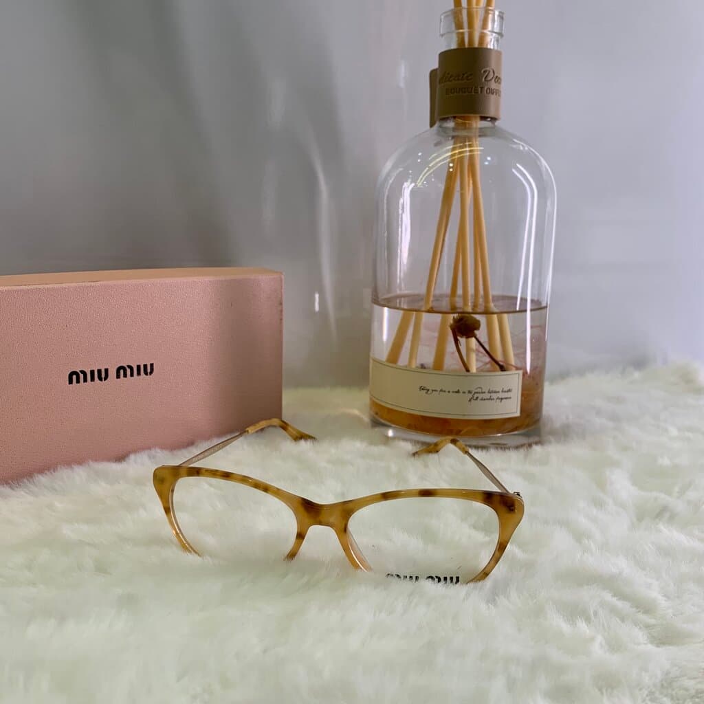 Miu Miu Medical Glasses - Light Brown 3