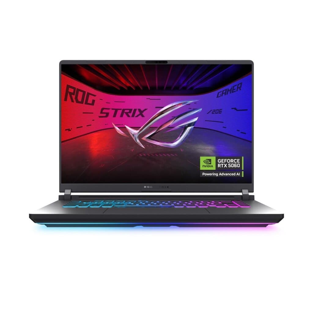 ASUS ROG Strix G16 (G615LM) 16" WUXGA 165Hz, Intel Core Ultra 7 255HX, RTX 5060 8GB, 16GB RAM, 512GB SSD, DOS