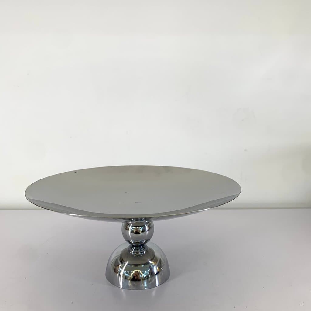 Metal Cake Stand C-11024 - Silver (S) 3