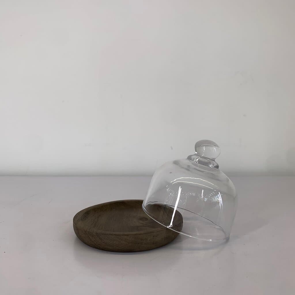 Butter Dish with Glass Dome 2