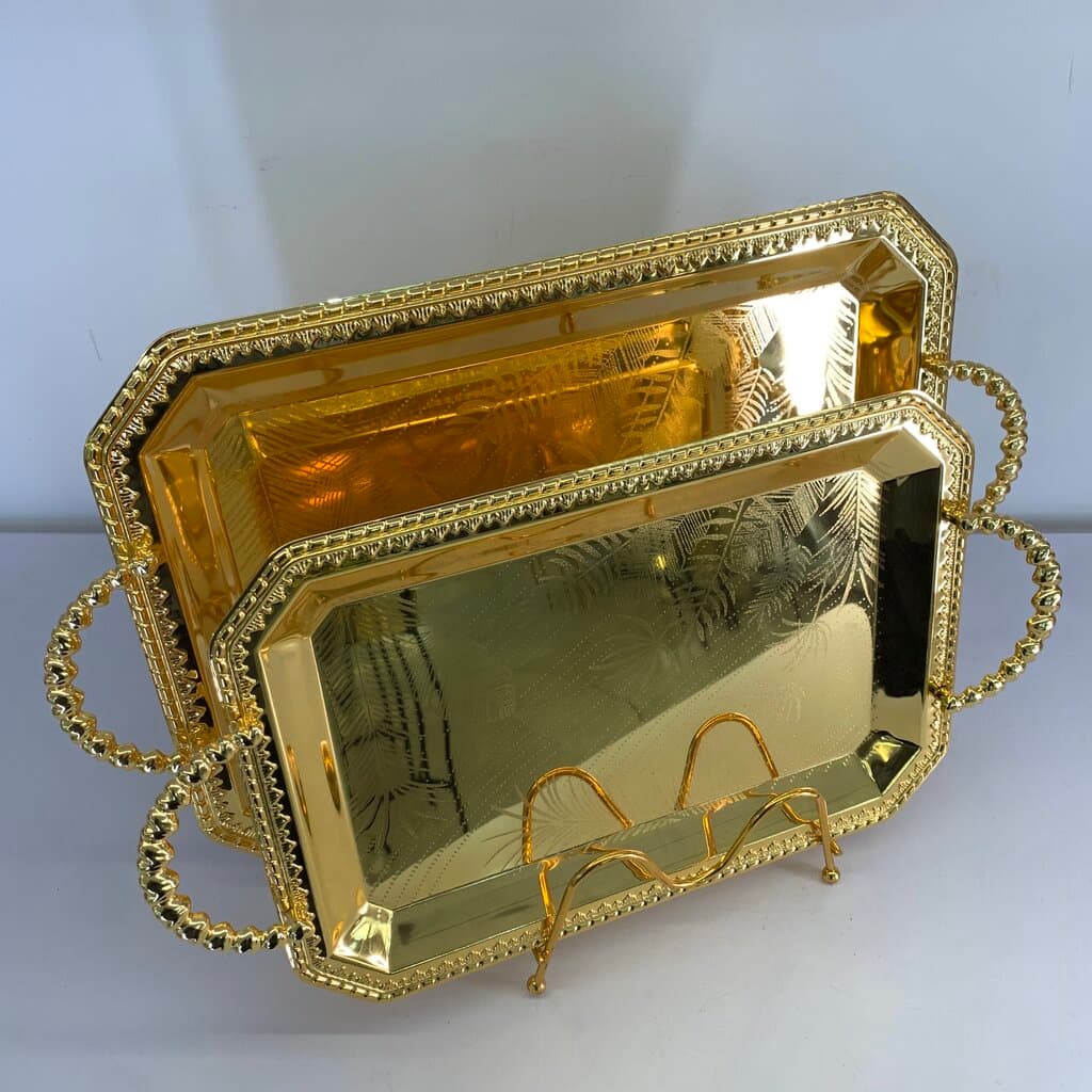 Serving Tray Set - Gold 3