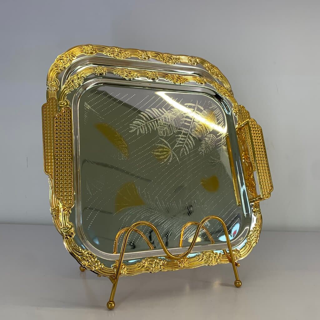Serving Tray Set - Silver 3