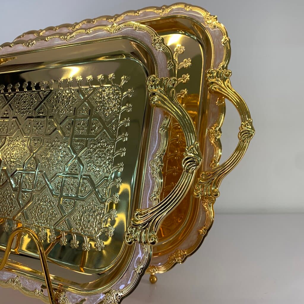 Serving Tray Set - Gold 3