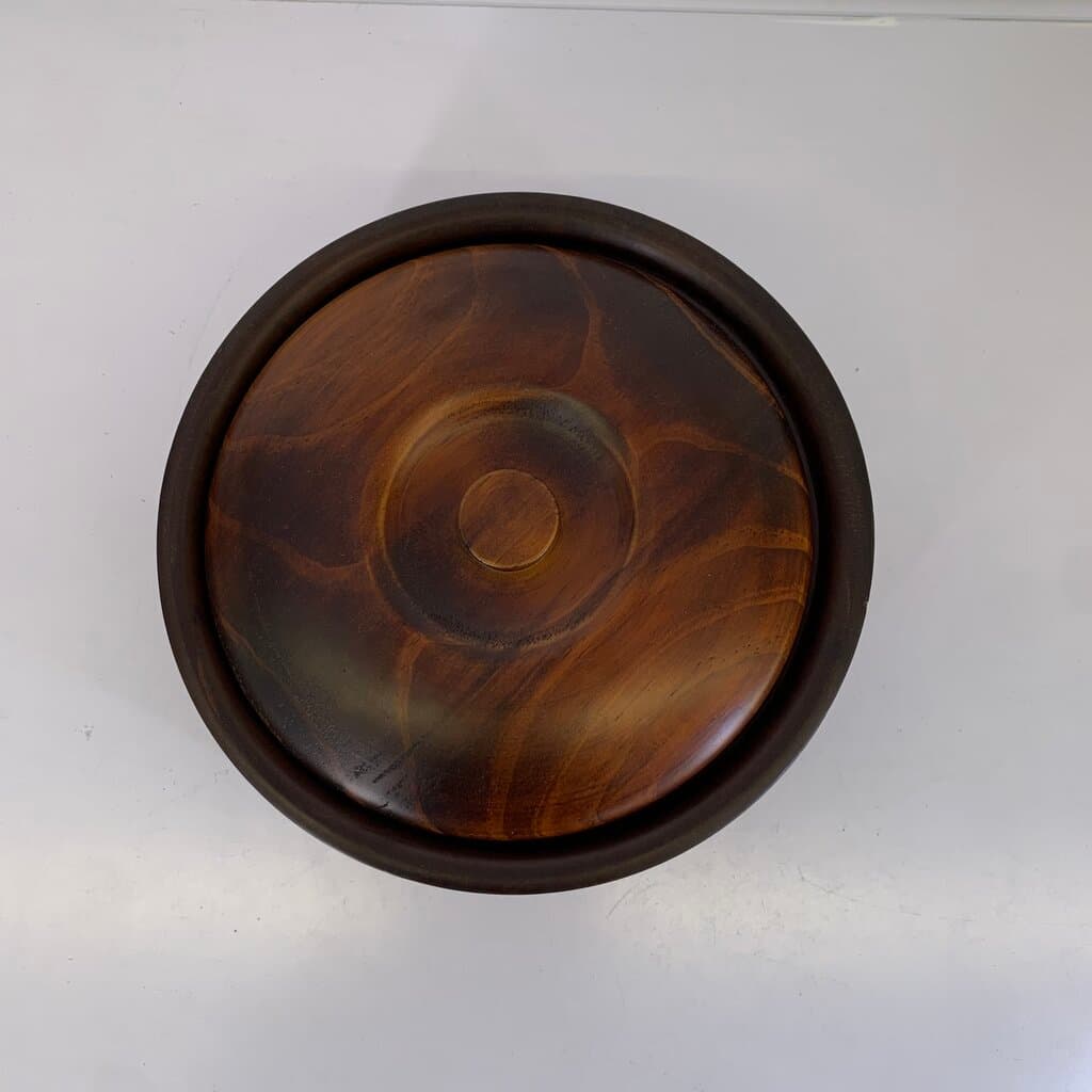 Wooden Pot - Dark Brown (L) 4