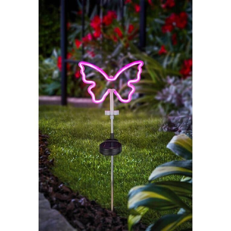 CASALUX Garden Solar Neon Butterfly Light 2