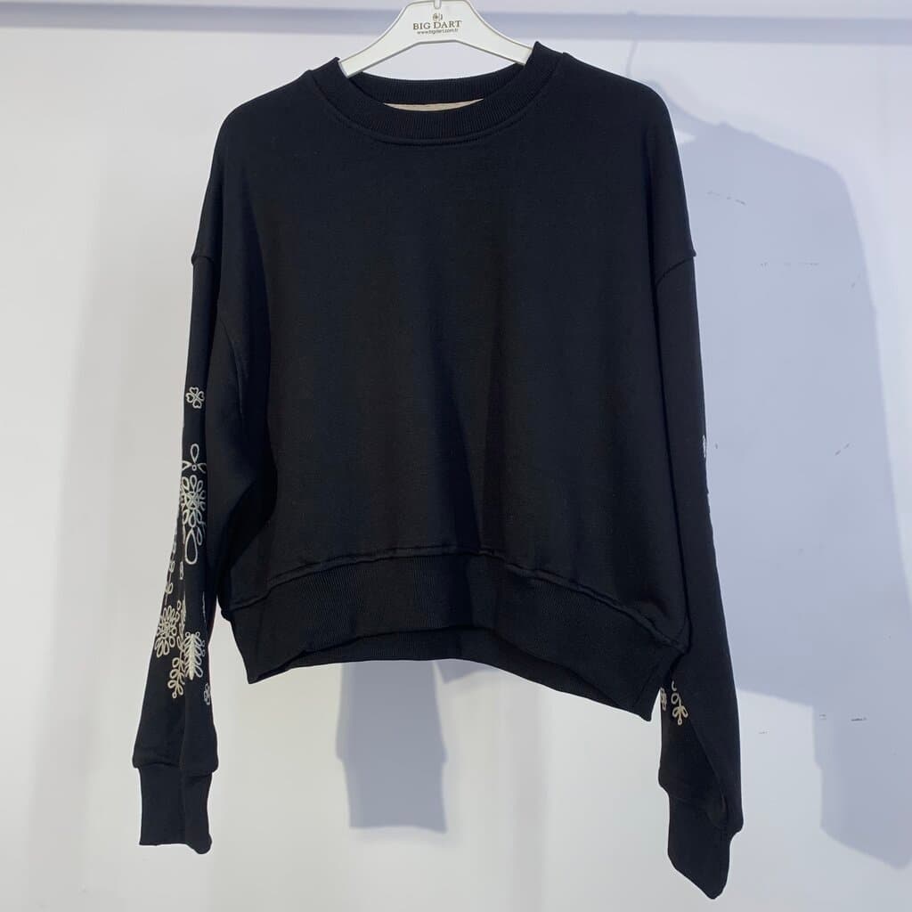 Mint Women's Cotton Sweater - Black (S)