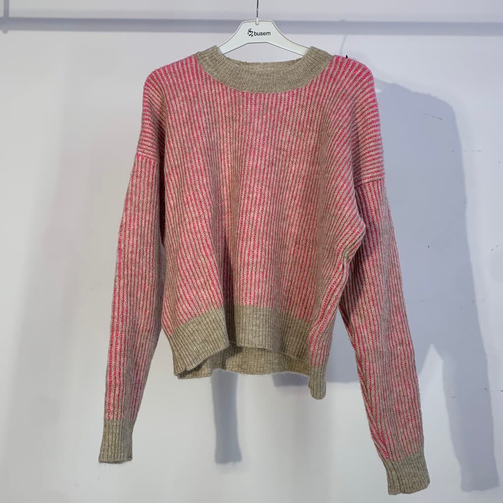 Cazibe Women's Wool Sweater - Pink