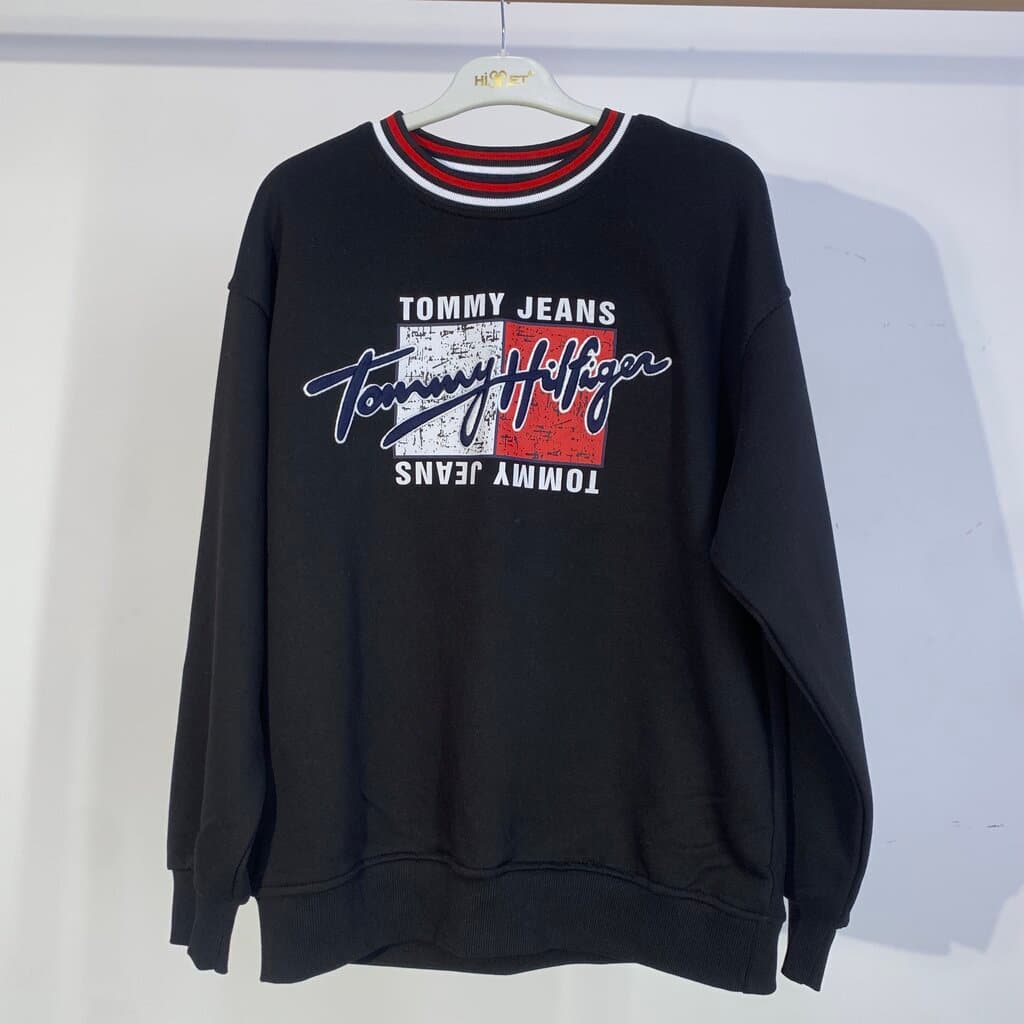 Tommy Hilfiger Women's Cotton Sweater - Black (S)